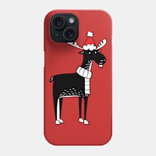 Christmas moose Phone Case