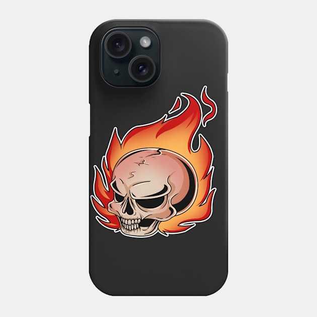 On fire Phone Case by Dracuria