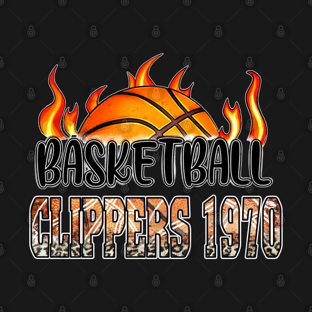 Classic Basketball Design Clippers Personalized Proud Name by Irwin Bradtke