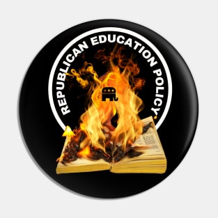 Republican Education Policy Pin