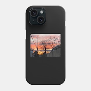 Zoomed in sunset photo Phone Case