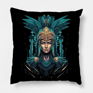 Athena, Greek Goddess of Wisdom and War Pillow