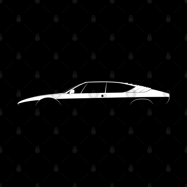 Lamborghini Urraco Silhouette by Car-Silhouettes