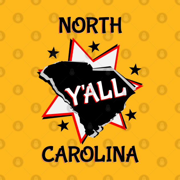 North Carolina State Pride Y'all by mailboxdisco