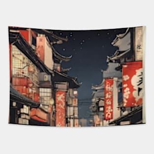 japan tokyo vintage travel tourism 6 Tapestry