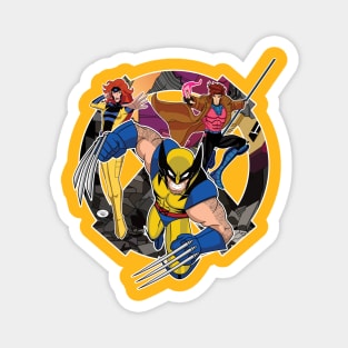 X-Men: Wolverine, Jean and Gambit Magnet