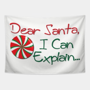 Dear Santa... I Can Explain Tapestry