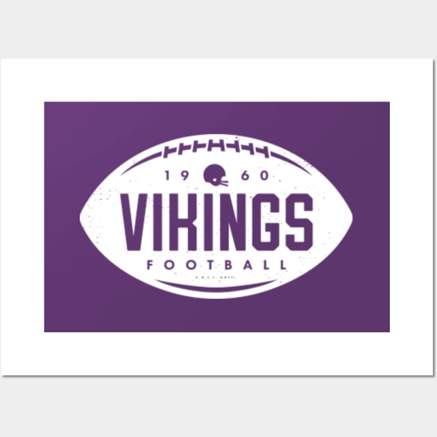 Minnesota Vikings Official NFL Football Team Logo and Wordmark Poster –  Sports Poster Warehouse