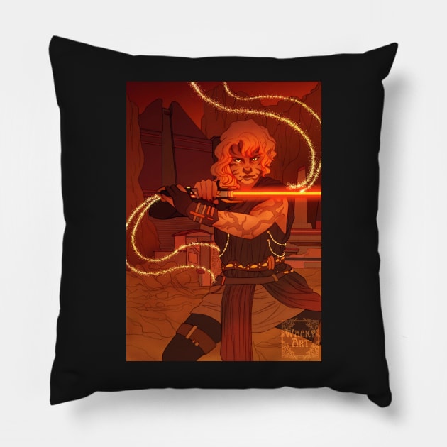 "Life's Rage" Pillow by wacky-art-