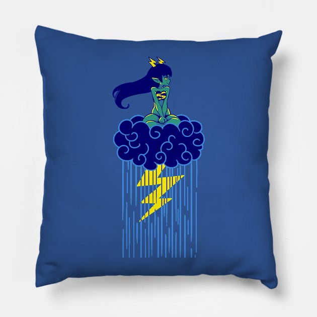 tsunderain Pillow by akairiot