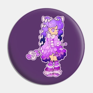 Magical Gothic Girl Pin