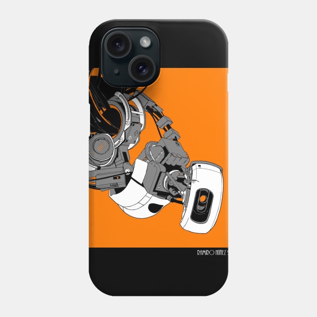 GLaDOS Phone Case by Rama.Rabbit