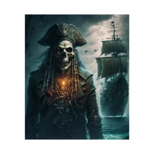 zombie skeleton pirate T-Shirt