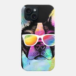 Rainbow Summer Pug Phone Case