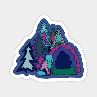 Fox in the Woods Magnet