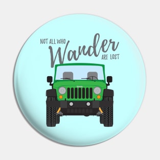 WANDER (green) Pin