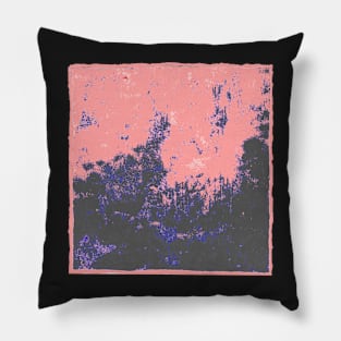 Citywave through Window in Rose Foam Pillow