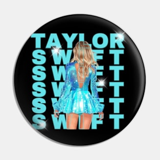 Taylor Swift Glitter Pin