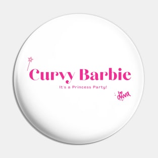 Curvy Barbie Girl Pin