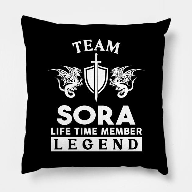 Sora Name T Shirt - Sora Life Time Member Legend Gift Item Tee Pillow by unendurableslemp118