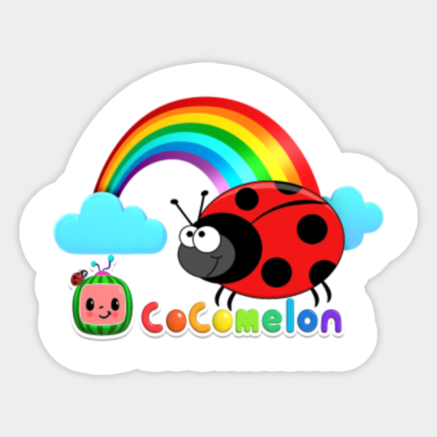 Cocomelon Stickers Cocomelon Beetle Cocomelon Sticker Teepublic cocomelon beetle
