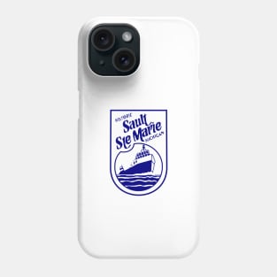 Flag of Sault Ste Marie, Michigan Phone Case