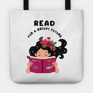 READ for a bright future children motivation for career Tote