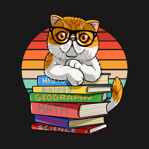 Exotic Shorthair Cat Back To School Teacher's Pet by Noseking