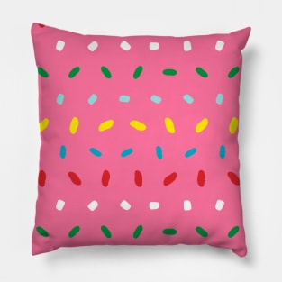 Shimmering colorful sprinkles Pillow