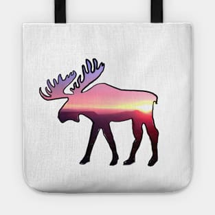 Sunset Moose Tote