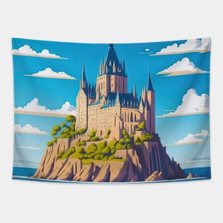 Mont Saint-Michel Tapestry