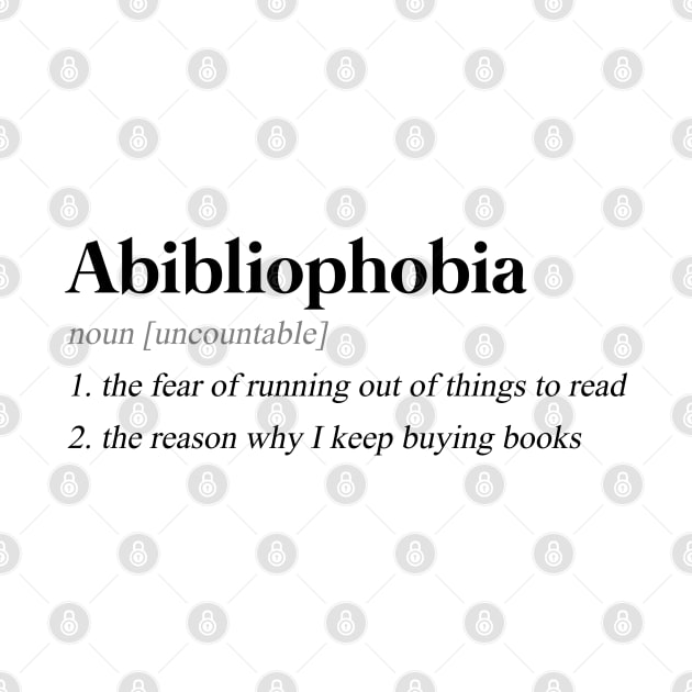 abibliophobia by indiebookster