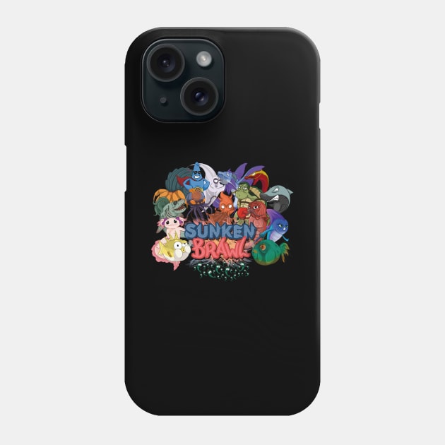 Sunken Brawl Logo Phone Case by Spikybot