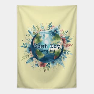 Earth Day Every Day Tapestry