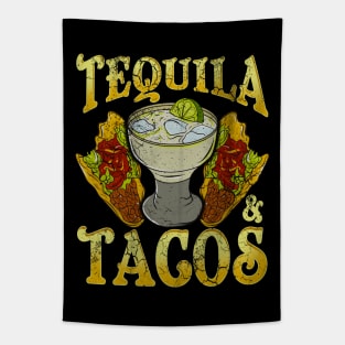 Cinco de Mayo Tequila And Tacos Mexico Mexican Tapestry