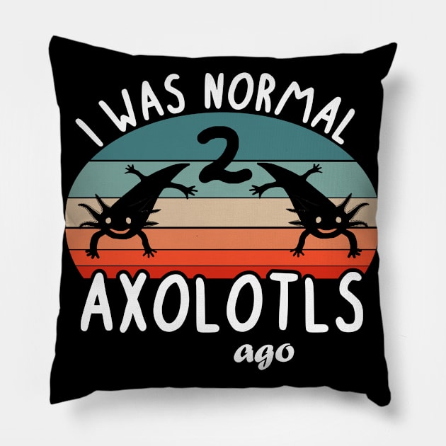 Normal axolotl people love kids design animal Pillow by FindYourFavouriteDesign