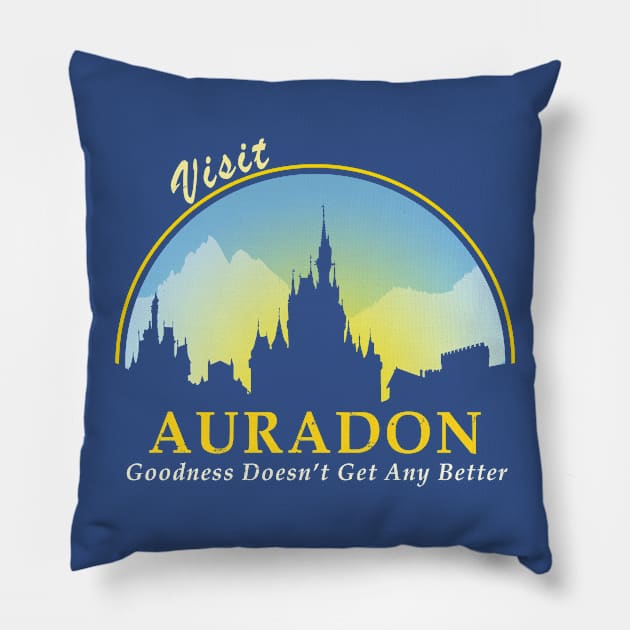 Visit Auradon Pillow by ToyboyFan