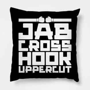 Jab Cross Hook Uppercut Pillow