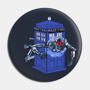 Two Time Machines: The TARDIS and the Terminator Pin