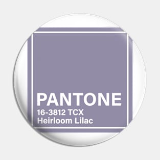 pantone 16-3812 TCX Heirloom Lilac Pin