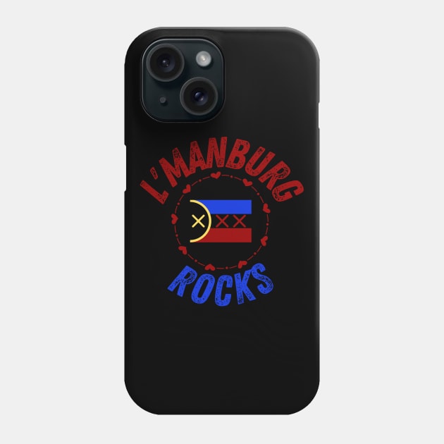 Lamnburg Rocks Distressed Phone Case by The Sober Art