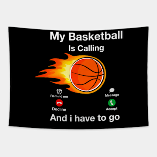 My Basketball Is calling Tapestry