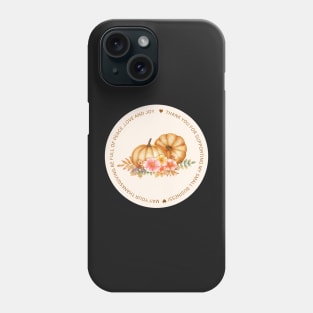 ThanksGiving - Thank You for supporting my small business Sticker 02 Phone Case