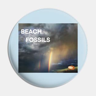 Beach Fossils band Fan Pin