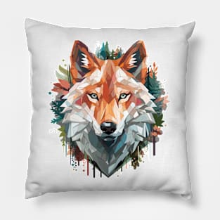 Alpha Wolf Animal World Wildlife Beauty Discovery Pillow