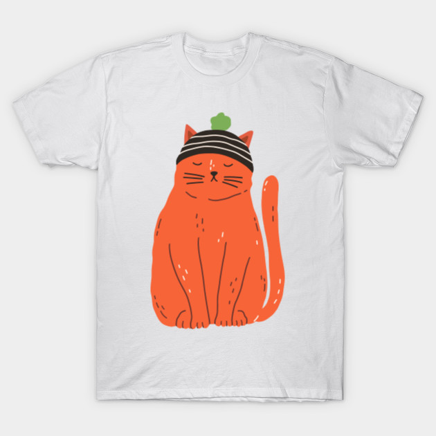 Thick Red Cat In A Warm Hat Winter Is Coming Kitty Cats Love