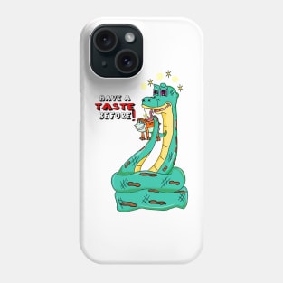 Have a Taste - Silly Funny Snake Frog Nature Cartoon Phone Case