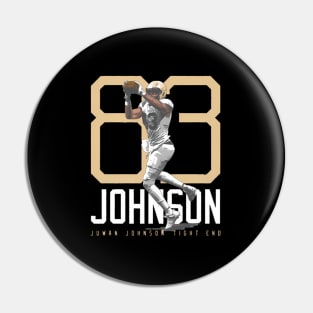 Juwan Johnson New Orleans Bold Number Pin