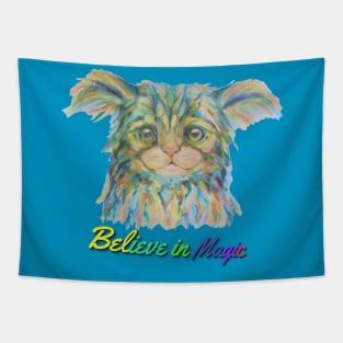 Believe in Magic Cute Forest Spirit Tapestry