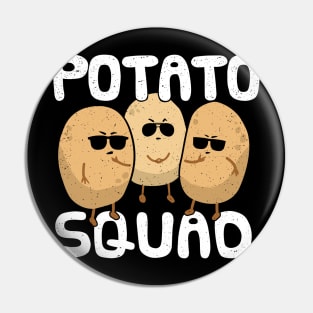 Potato Squad Shirt - Funny Potato Sunglasses Pin